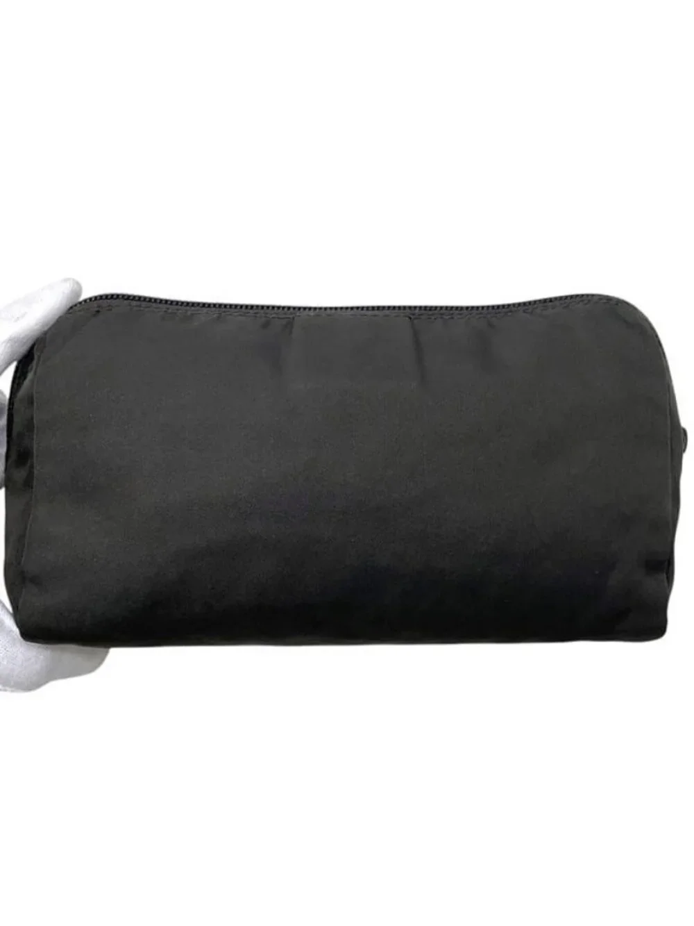 Prada Pouch Dark Brown Burnt Tessuto Case Nylon 31 Zipper